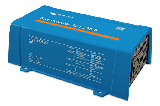 Blue Sun Inverter 12/250 on a white background