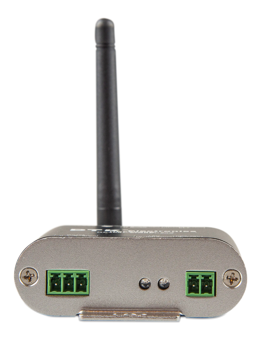 Wireless module with antenna on a white background