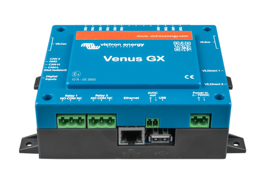 Victron Energy Venus GX power controller on a white background