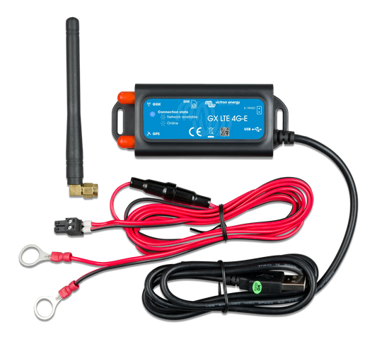 Electrical connector with red and black cables on a white background