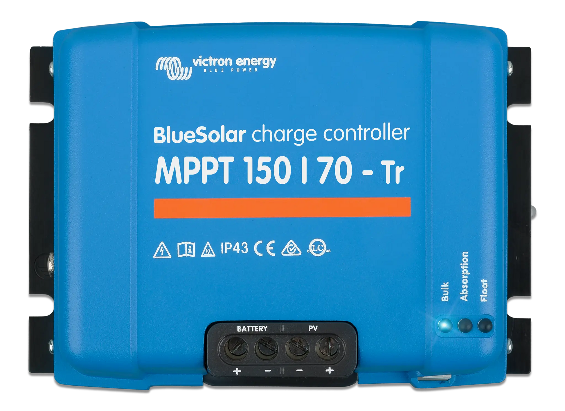 BlueSolar charge controller MPPT 150/70-Tr by Victron Energy on a white background