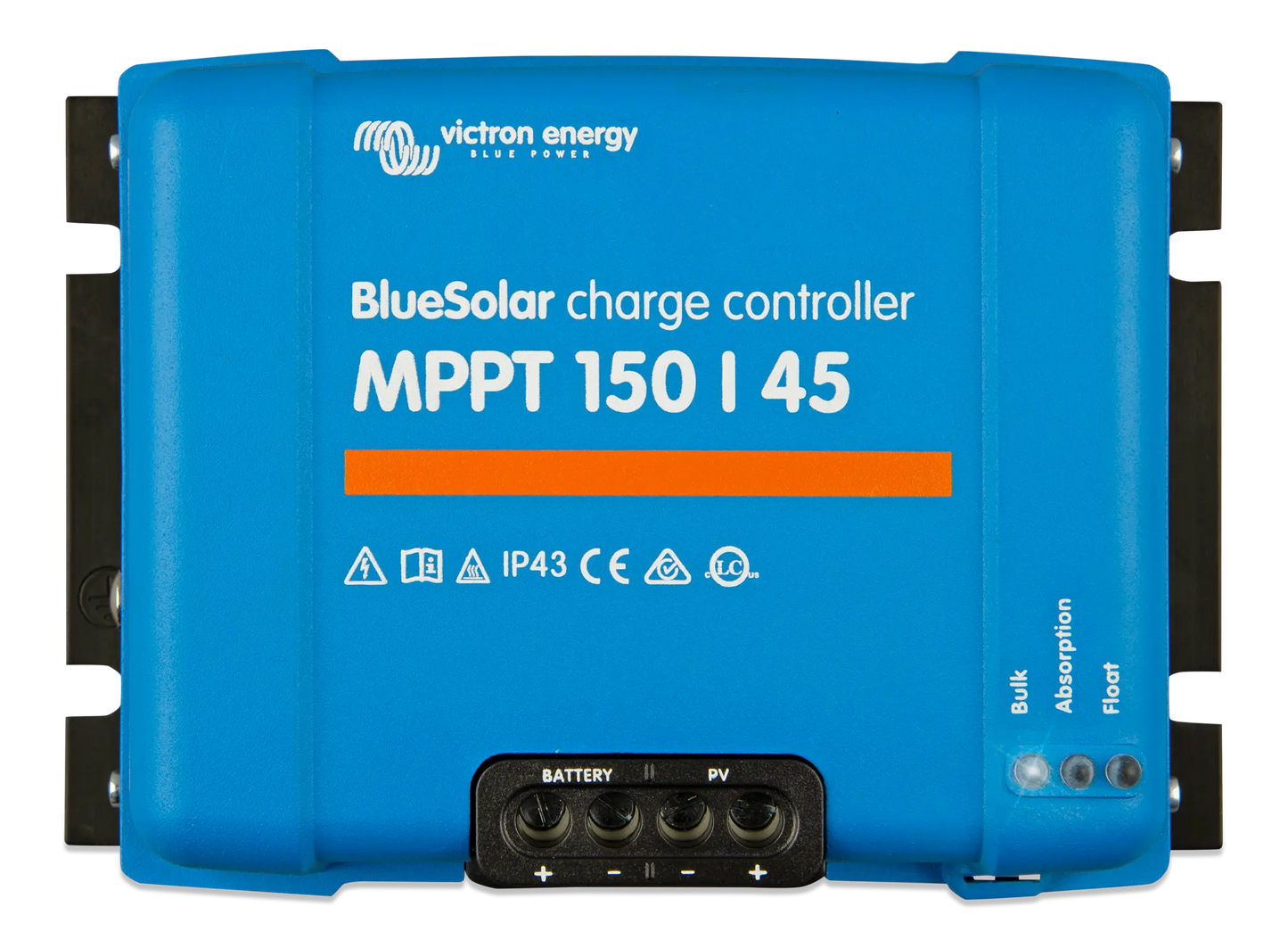 BlueSolar charge controller MPPT 150/45 by Victron Energy on a white background
