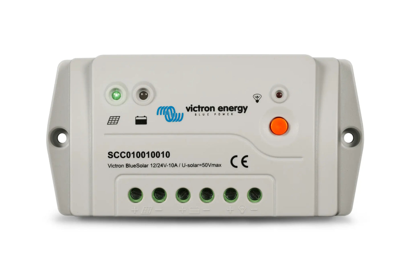 Victron energy solar controller on a white background