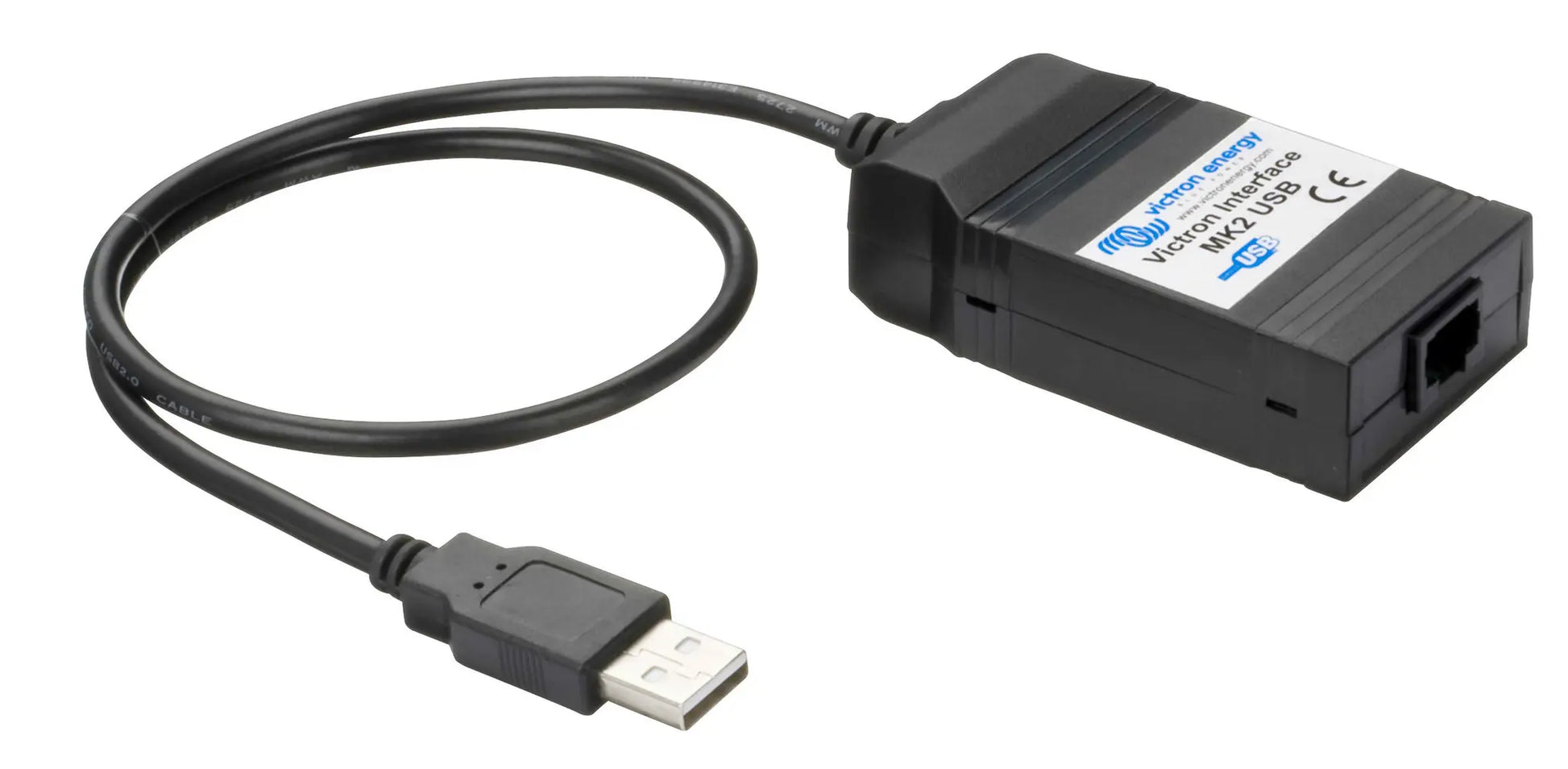 USB to Ethernet adapter with cable on a white background