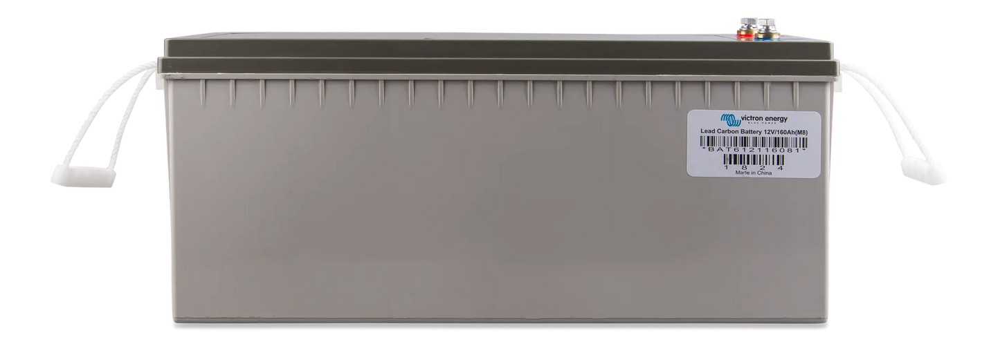 Rectangular battery with a label on a white background