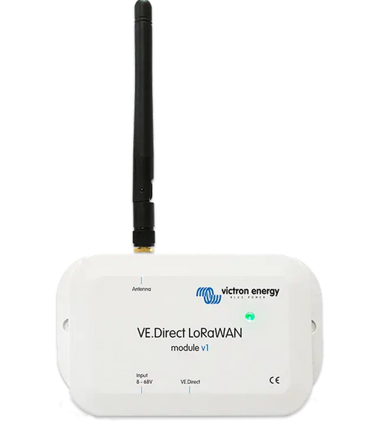 Victron Energy VE.Direct LoRaWAN module on a white background