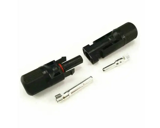 Solar connector pair MC4, 1x Male/1x Female